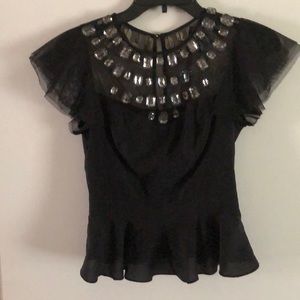 Bebe Elegant black top